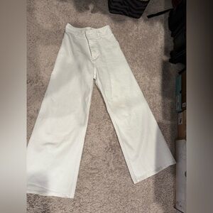 Zara white jeans